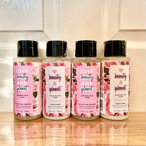 Love beauty & planet shampoo and conditioner murumuru butter & rose (color care)